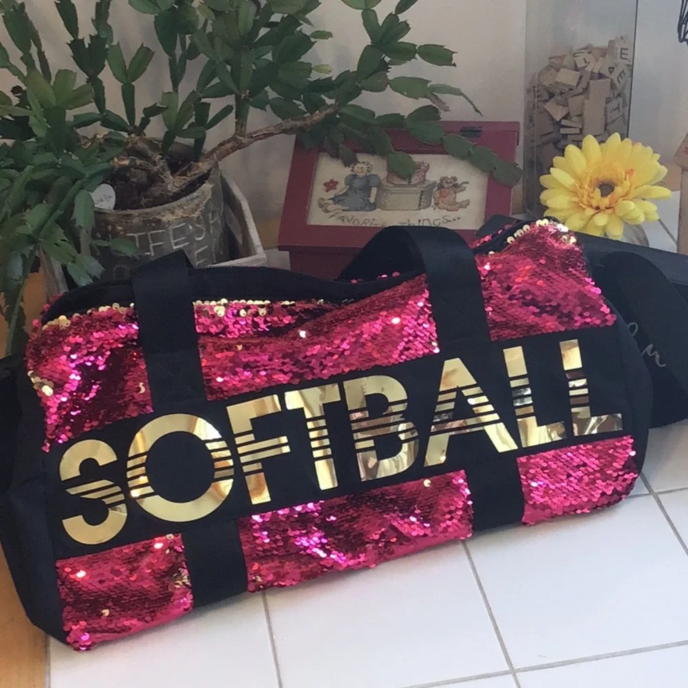 ‘Justice’ Sequins Flip Sports Duffel Bag (#4)